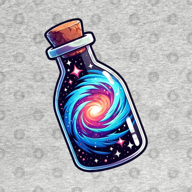 Galaxy in a Bottle by Odetee